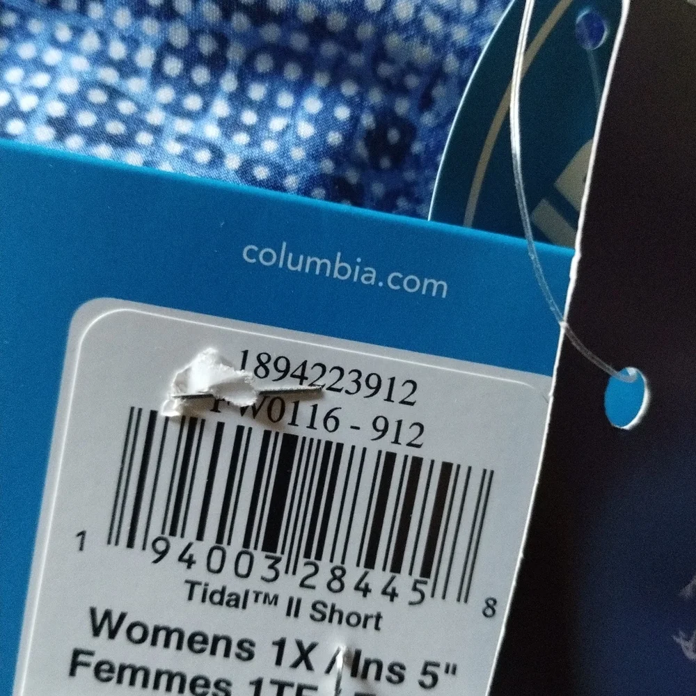 COLUMBIAPlus Size PFG Tidal II Adjustable-Waist SPF Shorts Sizes 1X - Picture 3 of 4